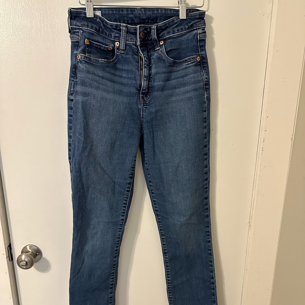 Gap straight high rise stretch
